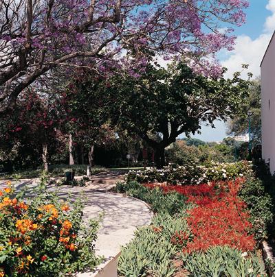 Path leading from the garden to the Weizmann House